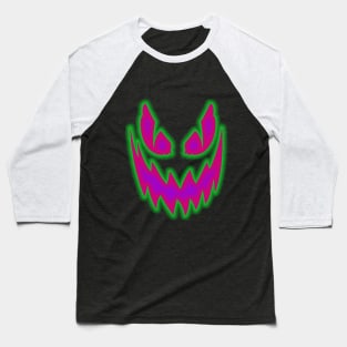 Hello halloween party funny jack o lantern face Baseball T-Shirt